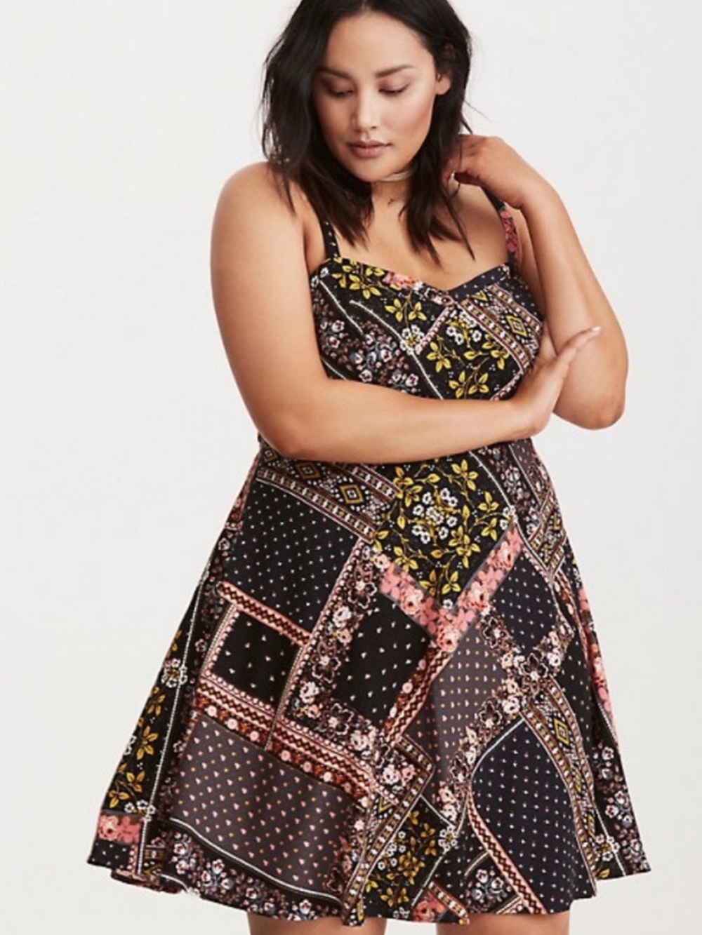 TORRID Multiprint Challis Sundress